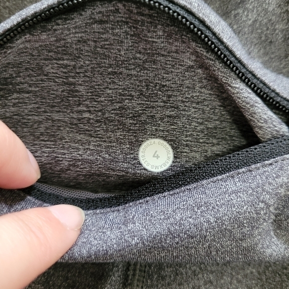 Lululemon size 4 Speed Up Tight *28" heathered black - Picture 14 of 15